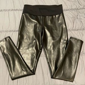 Spanx leather leggings